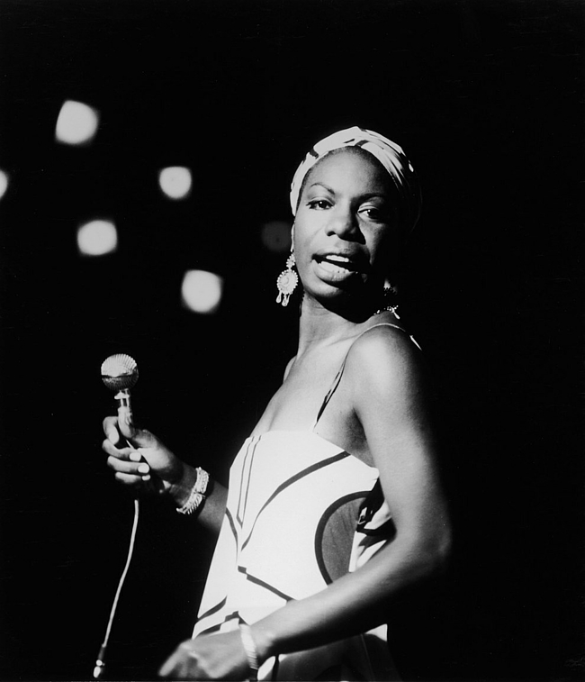 Nina Simone en 1964.