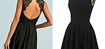 Robe de cocktail grandes tailles à la mode