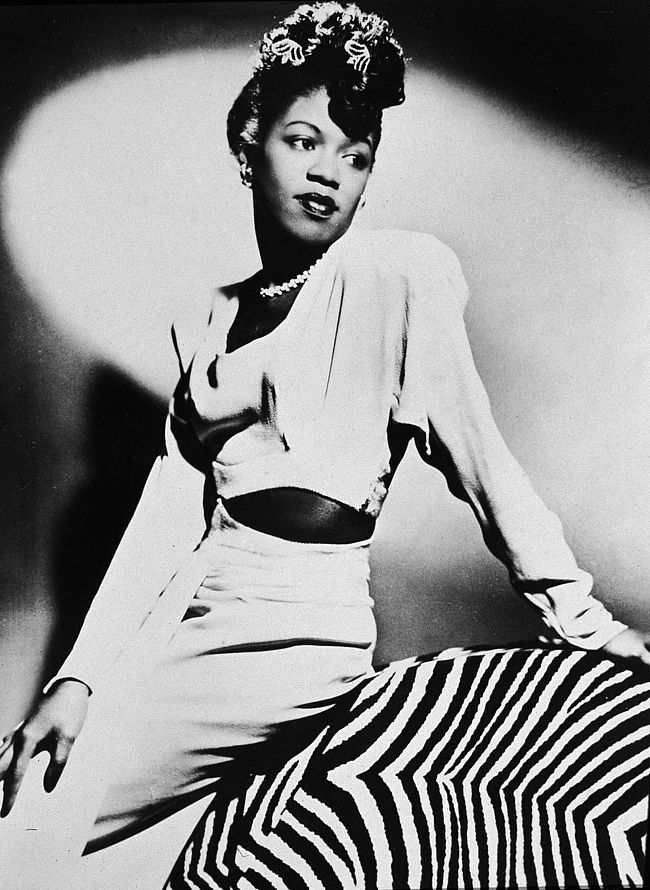 Sarah Vaughan dans les années 40.