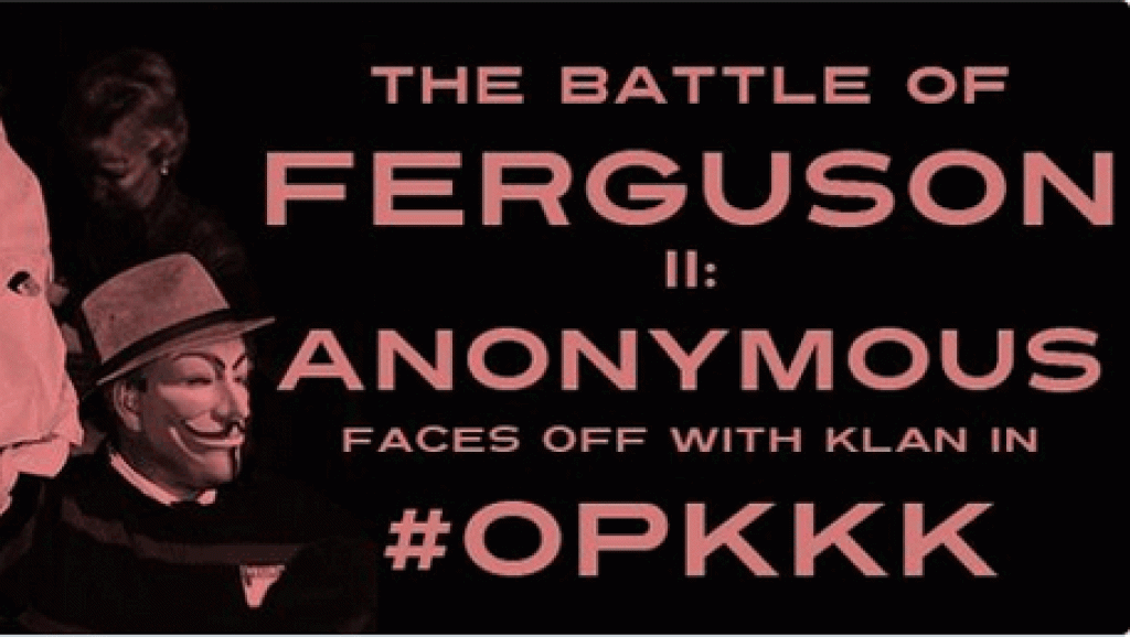 Les anonymous ridiculisent le Ku Llux Klan .... | Black-Feelings.com